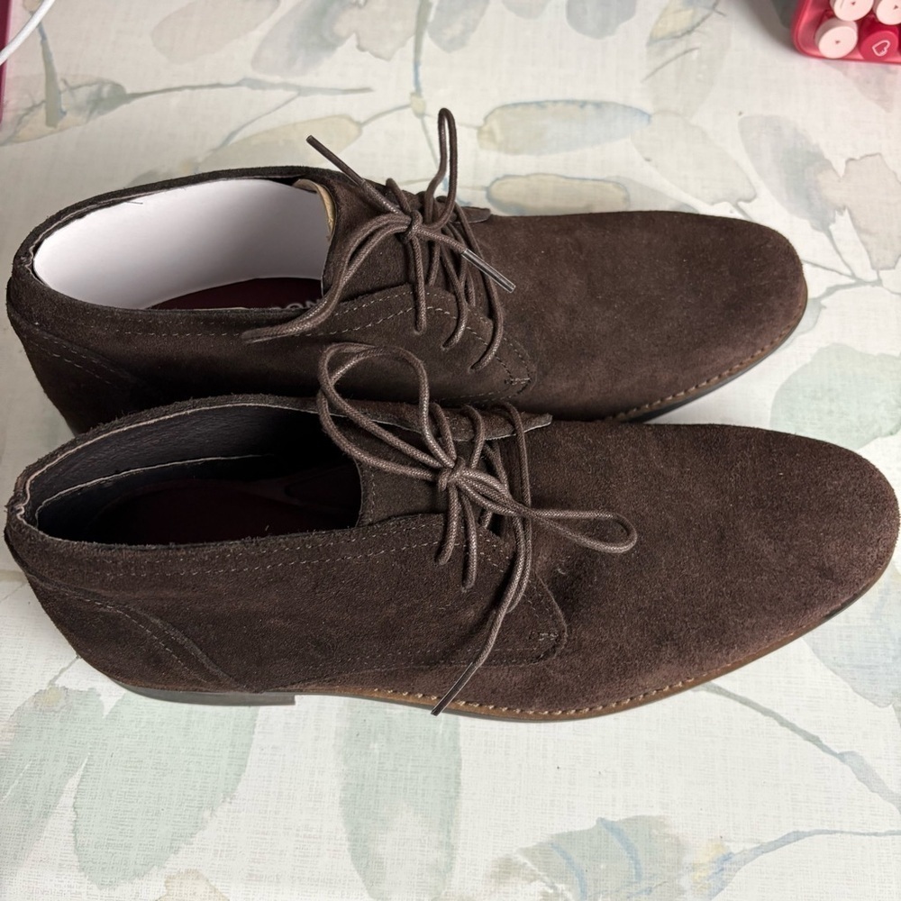 Mark Nason Los Angeles Men's Mulligan Boot Shoes Suede Chocolate Brown Size 7 - Picture 3 of 9